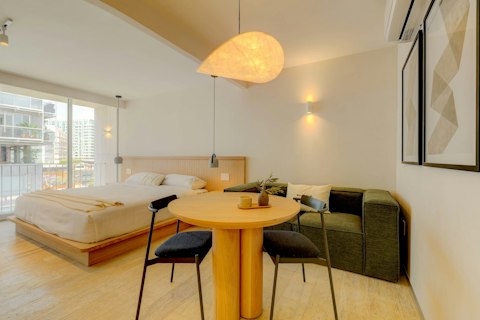 Relax with drinks at home or walk to a local bar