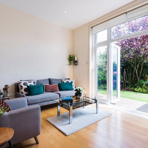 Open up the French doors and embrace indoor-outdoor living