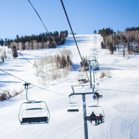 Hit the slopes at Baqueira-Beret, just a ten minute drive away