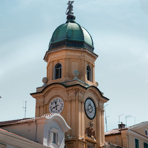 Stay near the bustling port city of Rijeka