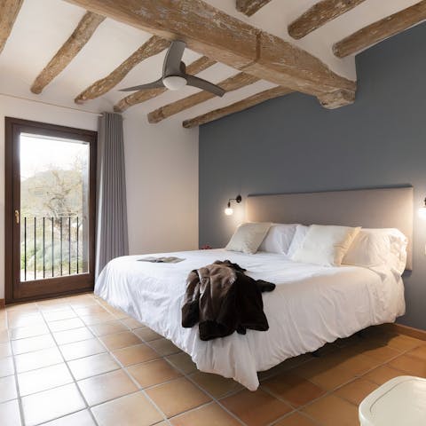 Wake up to mountain views each morning