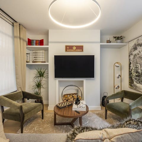 Watch your favourite magical movie in the lounge