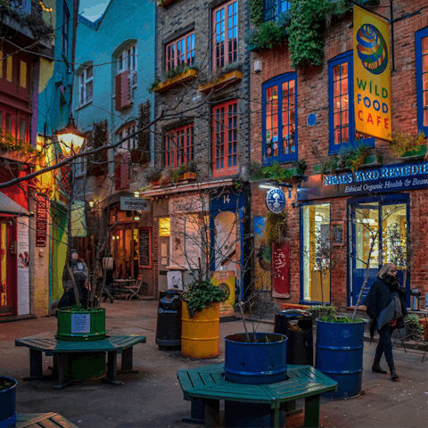 Spend the day in Covent Garden, a short stroll away