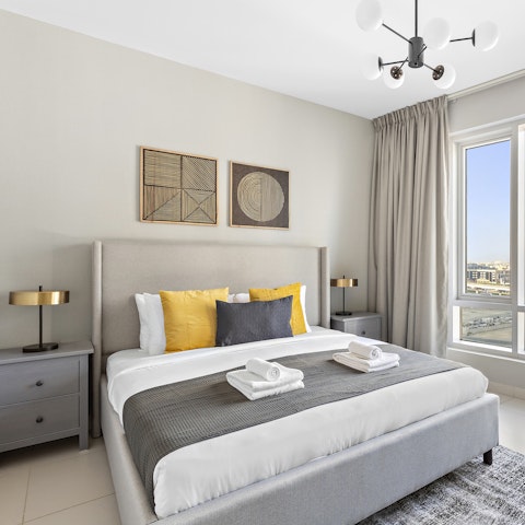 Drift off each night in the calming atmosphere of the bedroom