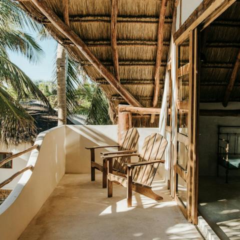 Sip your morning coffee as you admire the views from your balcony