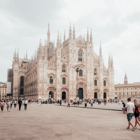 Ride the metro to the Duomo, twenty-five minutes away