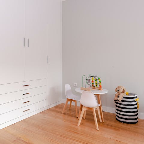 Find space for little ones to play