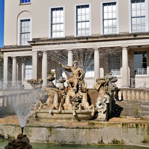 Enjoy the bright lights and culture of the city of Cheltenham – it's just five miles away