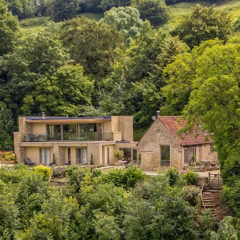 Marvel at the stunning fusion of classic and contemporary design on show at this breathtaking home