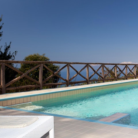 Cool off and enjoy the views in your private pool