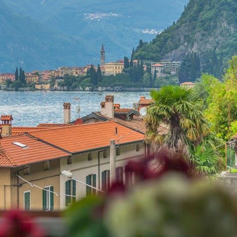 Wake up to views of nearby historic Varenna each morning