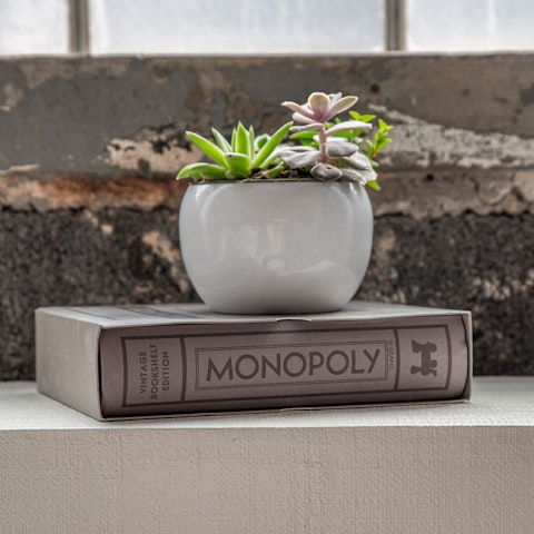 Play Monopoly on a rainy day with a tumbler of bourbon in hand