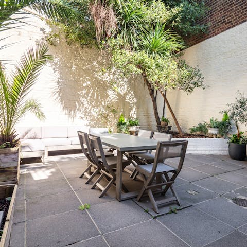 Wind down with evening drinks on the terrace