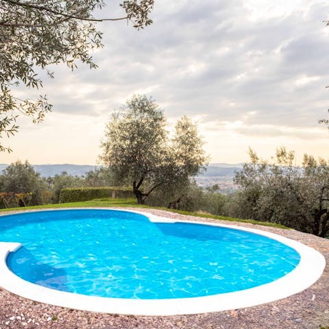 Soak up the sunshine and scenery as you swim