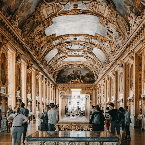 Marvel at the Mona Lisa – the Louvre is a short walk away