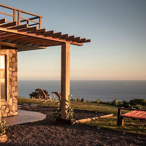 Wake up with a vista and coffee