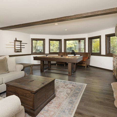 Enjoy family fun and competition in the games room