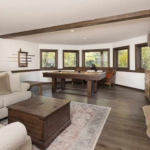 Enjoy family fun and competition in the games room