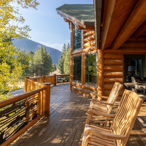 Savour peace and beautiful views from the deck