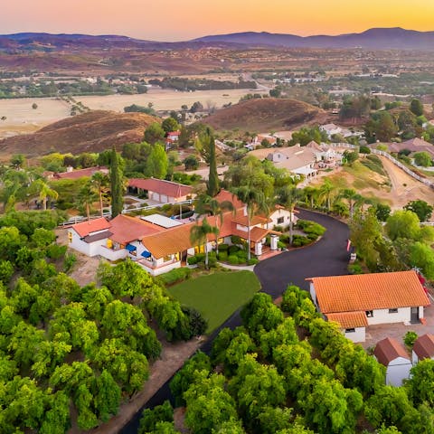 Explore the beautiful landscape that surrounds this home