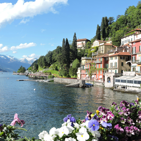 Take the ferry from Bellagio to visit pretty Varenna