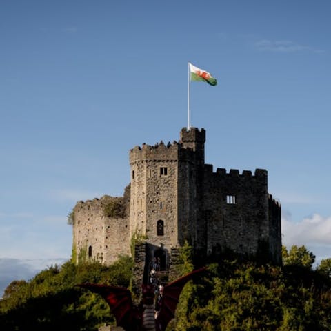 Stroll into Cardiff's centre to soak up the sights, it's all just a short stroll away