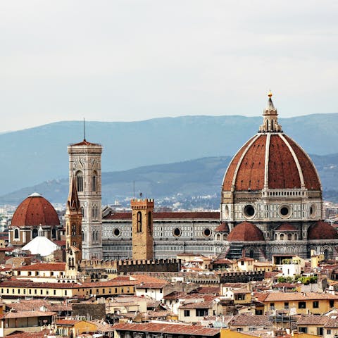 Take a short drive to Florence, just 30 kilometres away