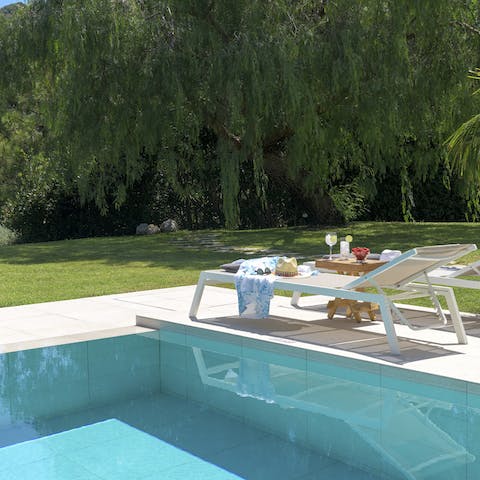 Soak up the sun and lounge by the pool