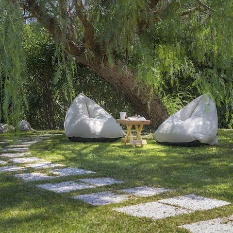 Relax under the shade of the beautiful trees
