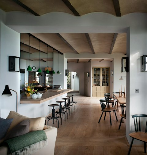 Prepare feast-worthy meals in the stylish kitchen