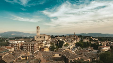 Take a day trip to Perugia, less than a hour by car