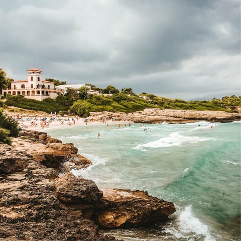 Pay a trip to the gorgeous coast of Alcúdia, just 15km away