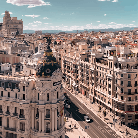 Discover Madrid, including the nearby Parque Madrid Rio