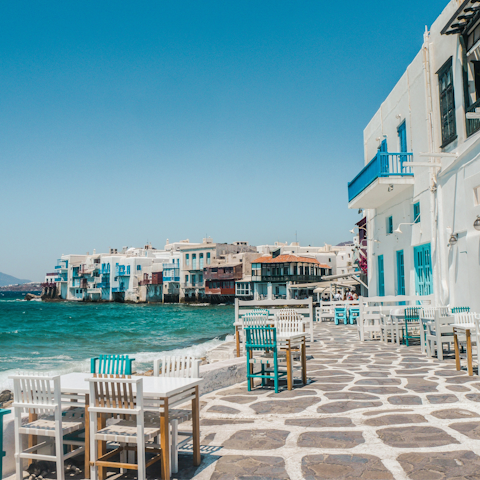 Embrace timeless Greek charm in Mykonos old town