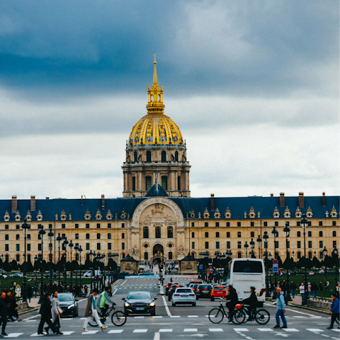 Visit the Hotel des Invalides, located close by