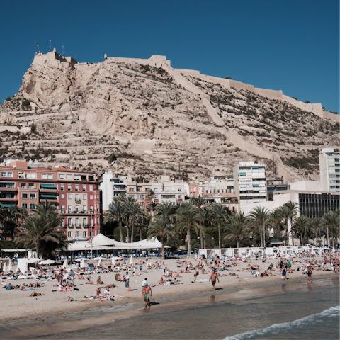 Drive down to the vibrant city of Alicante in just over an hour