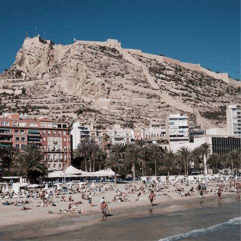 Drive down to the vibrant city of Alicante in just over an hour