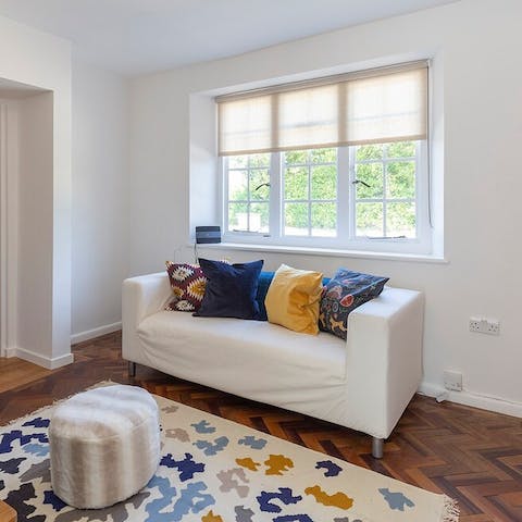 Retire to the TV room and catch up on your favourite shows