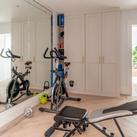 Hit the home gym and keep on top of your fitness game
