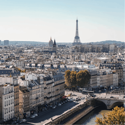 Visit Paris's many attractions including the Jardin du Palais Royal, a short stroll away