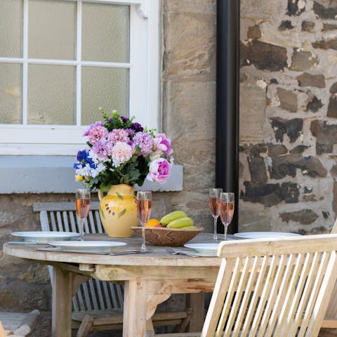 Look forward to lunches outside in the warm sunshine