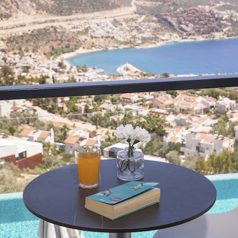 Read a book against an incredible backdrop