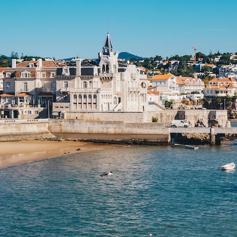 Your hosts can arrange a trip to Cascais for you, a little over a thirty-minute ride away