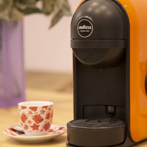 Treat yourself to an espresso in your Italian home