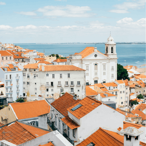 Explore vibrant Lisbon on foot from this excellent location