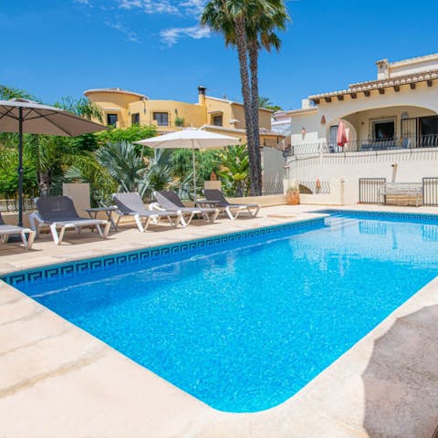 Cool off with a refreshing dip in your private outdoor pool