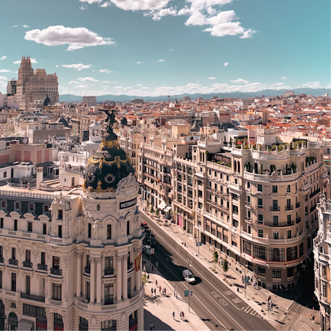 Explore Madrid, including the nearby Parque de Santander