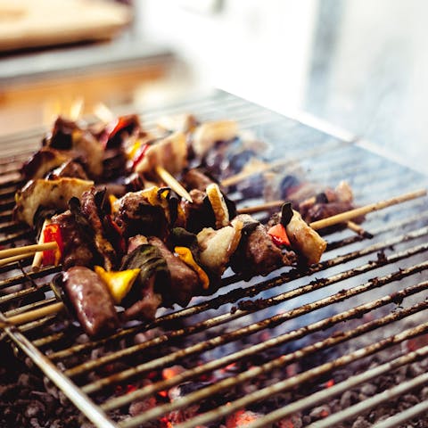 Cook a feast on the outdoor barbecue