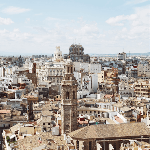Explore the diverse landmarks of Valencia, a short drive away