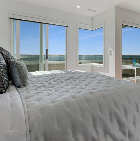 Wake up to incredible sea views every morning